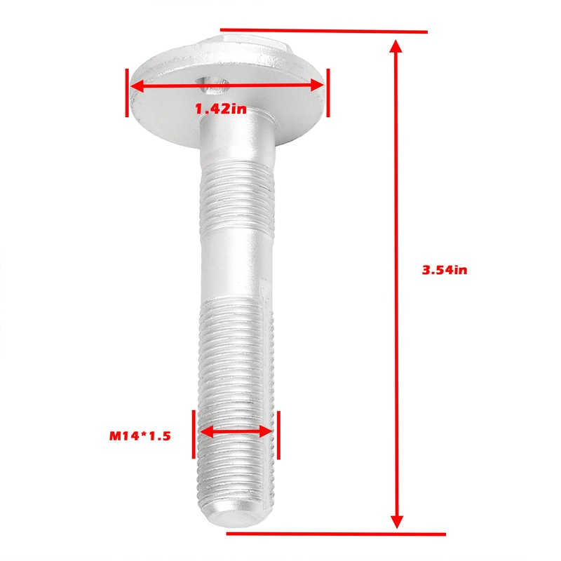 CYPLIDD Eccentric Alignment Camber Bolt Comaptible with Toyota RAV4 2010-2018