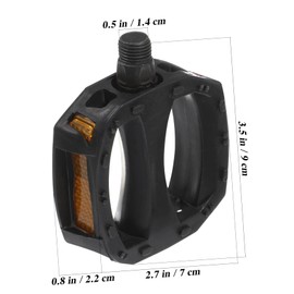 Totority 1 Pair Cycle Pedals Durable Slip Bike Pedals for Sealed Bearing Design for Enhanced Stability and Performance for Bicycles and Mountain Random Color