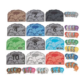 Fun Express Daniel & The Lions Color & Number Match Cards - Educational Learning Toy for Kids Preschool & Early Education - Perfect for Classroom Homeschooling & Family Activities - 96 Pieces