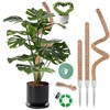 3 Pack Moss Pole, 28" 48" 63" Monstera Plant Support