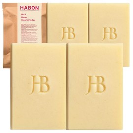 Habon surfactant-free extra virgin olive oil handmade natural coix seed soap, 100g, 5 packs / 하본 계면활성제 무첨가 엑스트라버진 올리브유 수제 천연 율무비누, 100g, 5개입