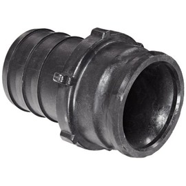 Banjo 400E Polypropylene Cam & Groove Fitting, 4" Male Adapter x Hose Shank