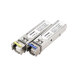 mtxneo A Pair of 1.25G SFP Bidi Transceiver 1000Base-BIDI SingleMode Simplex LC Fiber Module SMF 1310nm/15500nm DDM up to 20 km for Cisco GLC-BX-D, Ubiquiti UniFi UF-SM-1G-S, Mikrotik and More (1)