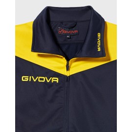 Givova Unisex Rome Roma Triacetate Jumpsuit, Blue/Yellow, L, L