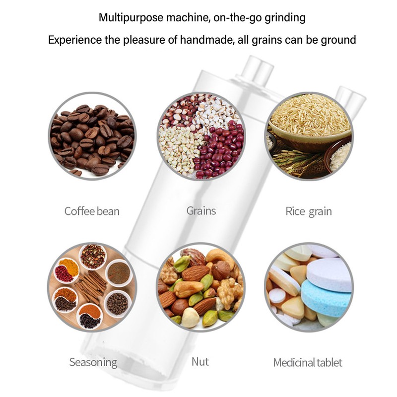 Manual Coffee Grinder Ceramic Core Adjustable Coarseness Stainless Steel Hand