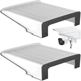 Gavit Security Camera, Mounting Bracket, Pole, Housing, Stand, Surveillance Camera, Cylindrical, Prismatic Column, Outdoor, No Drilling Required, Stainless Steel Band, 7.9 inches (20 cm), Set of 2