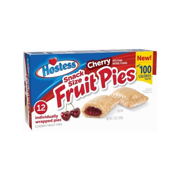 Hostess Snack Size Fruit Pies 12oz (Cherry)