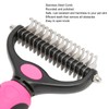 Pet Undercoat Rake Double Sided Knots Removal Grooming Massage Dog