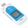 LOCADENCE Temperature Humidity Data Logger, Reusable LCD Digital Temperature Recorder,