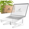 MY FAT GORILLA Bamboo Laptop Stand, Ergonomic Universal Holder for