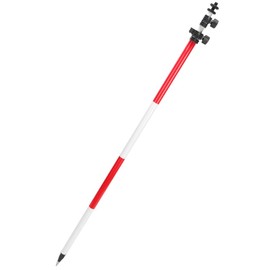MUTOOP Surveying Aluminum Prism Pole, with Adjustable Adapter and Twist Lock for Land Surveying (11.81 FT/3.6 M)