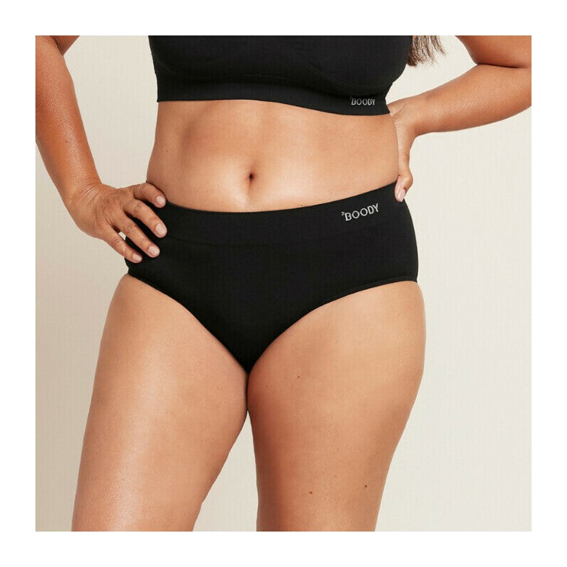Boody Midi Brief, Light Grey Marl / S
