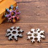 Set of 3 Tool Star, Key Pendant, Snowflakes Snowflake Multitool