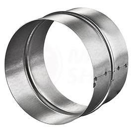 MKK® PVC Aluminium Flex Round Pipe Connector Nipple Spiral Duct Pipe Ventilation Diameter 160 mm