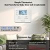 Programmable Thermostat for Home,Conventional Single-Stage Systems,5-1-1 Day Programmable Digital Energy-Saving