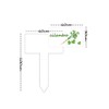 Generic Plant Label Signs Waterproof Reusable Plant Stake Tags with