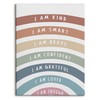 HRQKO Boho Inspirational I Am Kind Canvas Wall Art, Motivational