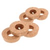 Toddmomy 6pcs Cork Lids for Glass Planter Canning Jar Lids