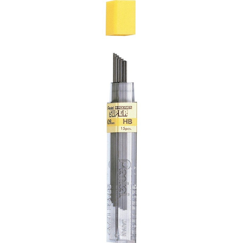 Pentel P200 Series Mechanical Pencil 0.9mm Yellow Barrel + Super