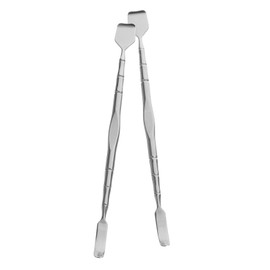 Gatuida 2Pcs Stainless Steel Blackhead Extractors Facial Scraper Tools for Pore Cleansing Lightweight Smooth Surface Professional Face Care for Women