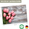 Place Mat Set - Rose Red Tulips - Pack of