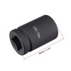 TOP-VIGOR 1 Inch Drive by 33mm 6-Point Impact Socket, Durable