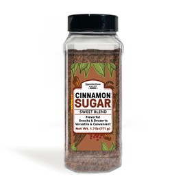 Unpretentious Cinnamon Sugar, 1.7 lb, Balanced Blend, Desserts & Snacks, Convenient