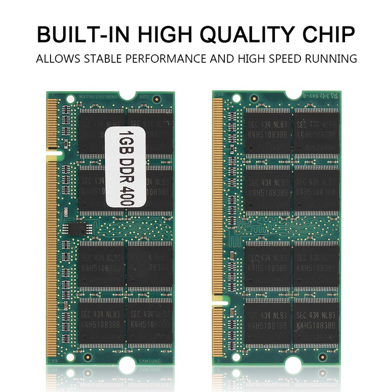 200Pin Mini High Quality DDR1 1GB 400MHz PC3200 Memory Ram