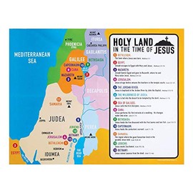 Fun Express Jesus Holy Land Map - Educational - 1 Piece