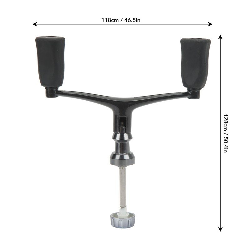 Fishing Reel Double Rocker Arm Handle Grip Four Angel Alloy