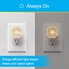 GE Jewel LED Night Light, Plug-in, Always on, Warm White,