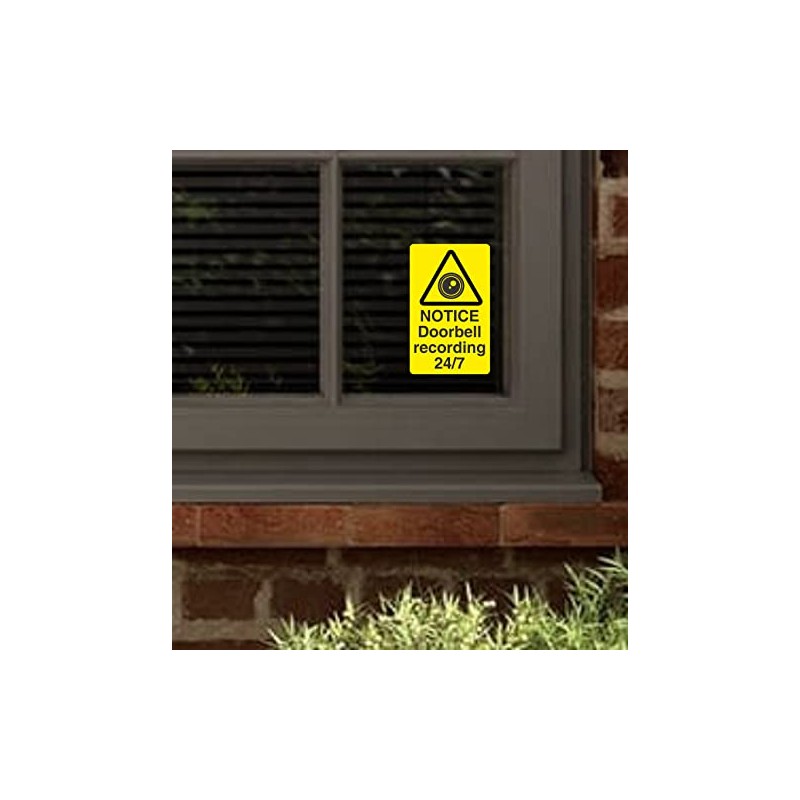 Security Smart Video Door Bell/Doorbell Recording Sticker 40mm x 65mm