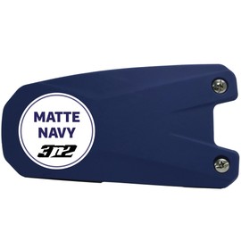 3N2 Jaw Guard C-Flap – High-Impact Plastic, Soft Foam Padding, Ambidextrous Design – Matte, Navy Blue (One Size)