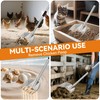 Chicken Poop Scooper: 2-in-1 Rake & Sifter - Silver Chicken