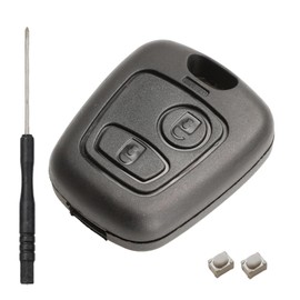 Kesiku Peugeot / Citroen Key Shell Case for Peugeot 106 107 206 207 306 307 406 407 Citroen C1 C2 C3 C4 C5 Xsara Picasso Saxo Berlingo Car Key Fob Peugeot 206 Key with Screwdriver 1pcs