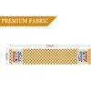 Back to School Table Runner Books Pencil Bufflo Plaid Table