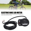 36V 48V Electric Bike LED Meter Speed Battery Power Headlight