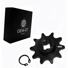 OEM-GT 10T Front Sprocket 415 Chain for Motorized Bicycle, Go Kart, Mini Bike Clutch.