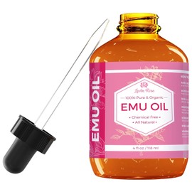 Emu Oil by Leven Rose, 100% Pure Natural Hair Strengthener Scar Minimizer Anti Aging Skin Moisturizer 4 oz