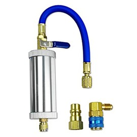 AC Oil Dye Injector Kit R12 R134A Refrigeration Air Conditioning Oil Injector for Automobile