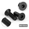 Tunejoy Pack of 30 M5 x 16 mm countersunk head
