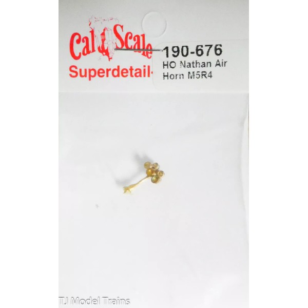 Cal-Scale HO #676 Nathan Air Horn M5R4 (Brass Casting)