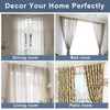 Double Curtain Rod for Windows 48 to 84 inch