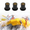 10Pcs Wear Resistant Motorcycle Rubber Well Nuts Durable Rubber Windshield