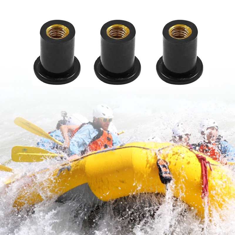 10Pcs Wear Resistant Motorcycle Rubber Well Nuts Durable Rubber Windshield