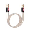 TEKERA Speaker Cable with Banana Tip Plugs, 2M Speaker Cable