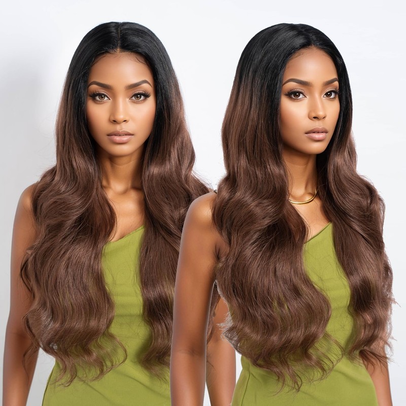 NOBLE Long Wavy Wig With Baby Hair