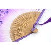 OMyTea® 8.27"(21cm) Women Hand Held Silk Folding Fans with Bamboo