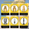 33 PCS Screw Extractor Set, HSS 6542 Titanium Stripped Screw