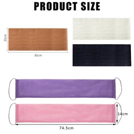 JSTHHTT 5 Pieces African Net Sponge Bath, African Exfoliating Net, Nylon Back Scrubbers, Shower Body Cleaning Spa Massage Bath Towel, for Women Men Shower